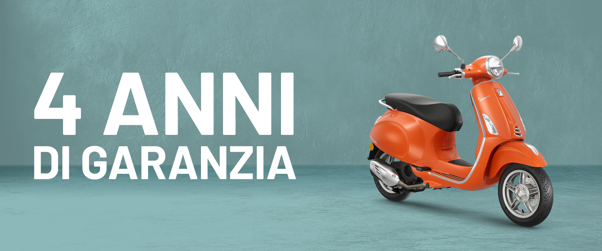 Vespa 4 anni garanzia